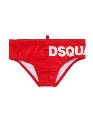 DSQUARED2: Badeanzüge und Badehosen - Badehose - Rot
