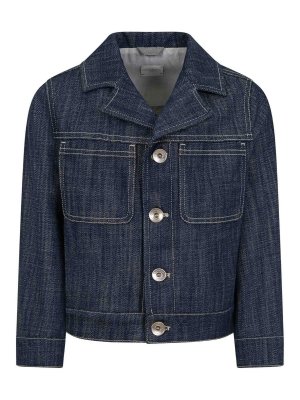 ELEVENTY: Vestes en denim - Veste En Jean - Bleu