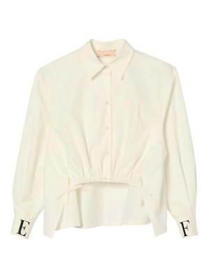 ELISABETTA FRANCHI: Hemden - Hemd - Creme