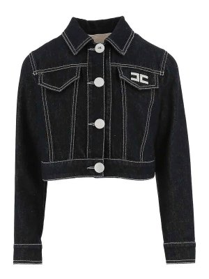 ELISABETTA FRANCHI: casual jackets - Jacket With Logo