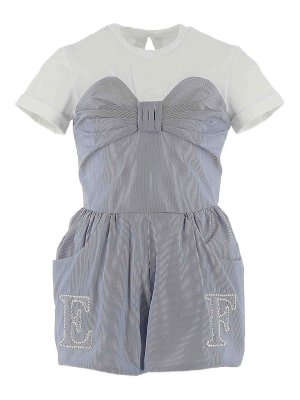 ELISABETTA FRANCHI: Jumpsuits - Jumpsuit - Blau