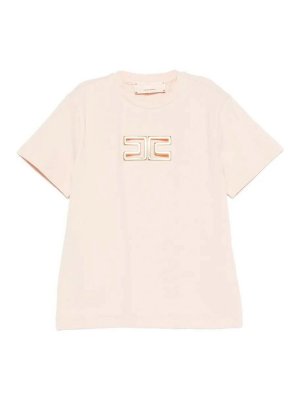 ELISABETTA FRANCHI: T-shirts - T-Shirt - Couleur Chair