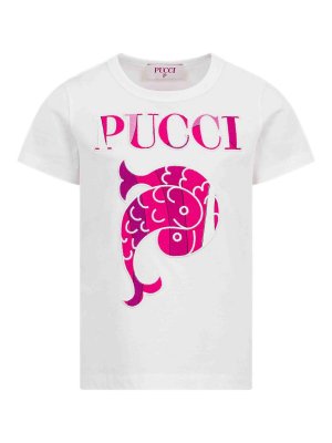 EMILIO PUCCI: T-shirts - T-Shirt - Weiß