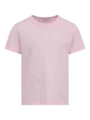 EMILIO PUCCI: T-shirts - T-Shirt - Couleur Chair