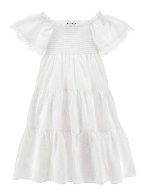 ERMANNO SCERVINO: Knielange Kleider - Knielanges Kleid - Weiß