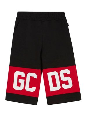 GCDS: pantaloni shorts - Bermuda In Felpa
