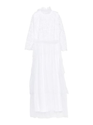 JESURUM: Knielange Kleider - Knielanges Kleid - Weiß