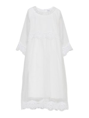 JESURUM: Knielange Kleider - Knielanges Kleid - Weiß