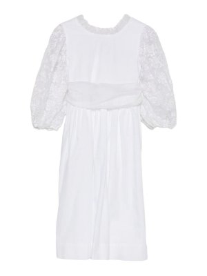 JESURUM: Knielange Kleider - Knielanges Kleid - Weiß