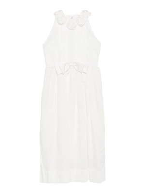 JESURUM: Knielange Kleider - Knielanges Kleid - Weiß