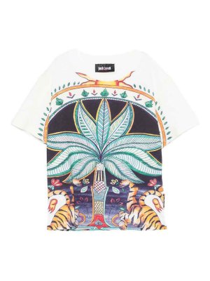 JUST CAVALLI: T-shirts - T-Shirt - Weiß