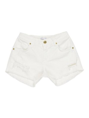 LULU BY MISS GRANT: トラウザーショーツ - ショートパンツ - 白