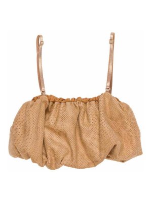 LULU BY MISS GRANT: Tops y camisetas sin mangas - Top - Beis