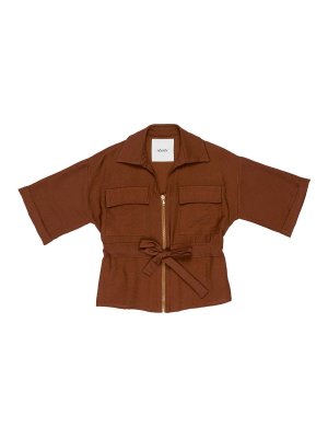 LULU BY MISS GRANT: カジュアルジャケット - カジュアルジャケット - ブラウン