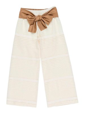 LULU BY MISS GRANT: casual trousers - Trousers With Bow