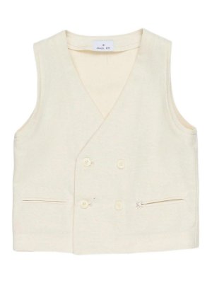 MANUEL RITZ : Gilets - Gilet - Beige