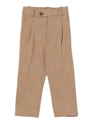 MANUEL RITZ : Pantalons casual - Pantalons Décontractés - Marron