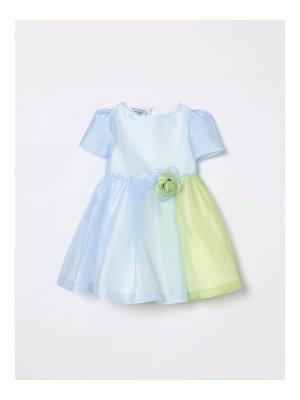 MIMISOL: Knielange Kleider - Knielanges Kleid - Blau