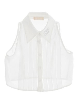 Baby Blumarine: Blusen - Bluse - Creme