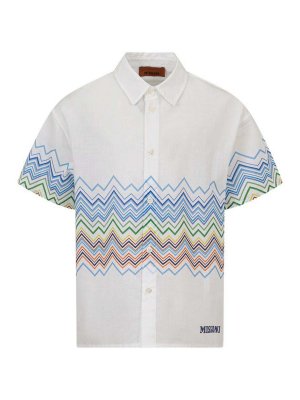 MISSONI: camicie - Camicia Con Motivo A Zigzag