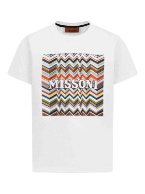 MISSONI: t-shirt - T-Shirt Con Logo