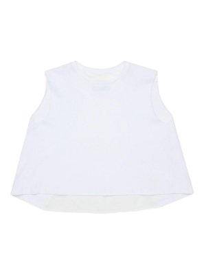 MM6 MAISON MARGIELA: T-shirts - T-Shirt - Blanc