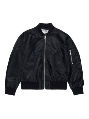 MM6 MAISON MARGIELA: bombers - Bomber Jacket With Zip