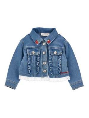 MONNALISA: denim jacket - Denim jacket