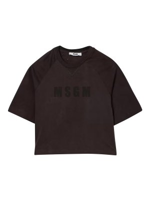 M.S.G.M. KIDS: T-shirts - T-Shirt - Gris
