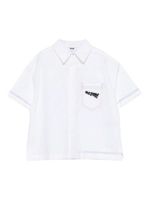 M.S.G.M. KIDS: Camisas - Camisa - Blanco