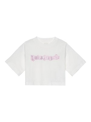 Palm Angels: Camisetas - Camiseta - Blanco