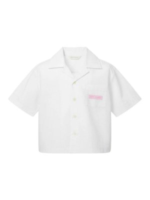 Palm Angels: Camisas - Camisa - Blanco