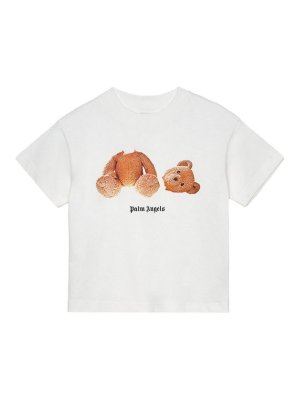 Palm Angels: Camisetas - Camiseta - Blanco