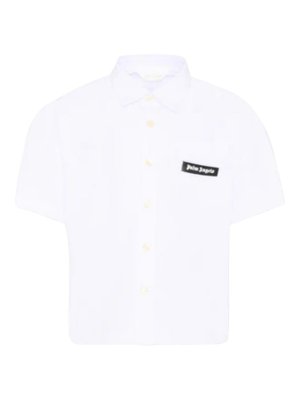 Palm Angels: Camisas - Camisa - Blanco