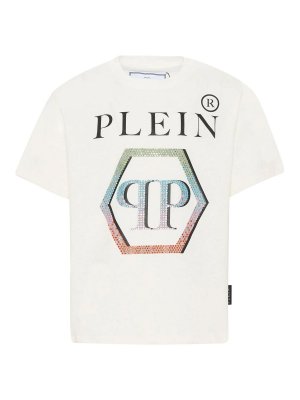 PHILIPP PLEIN: T-shirts - T-Shirt - Weiß