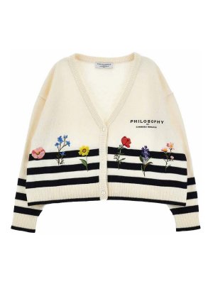 Philosophy di Lorenzo Serafini: Cardigans - Cardigan - Crème