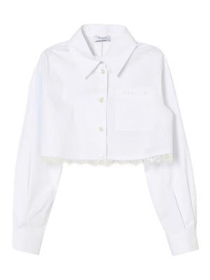 Pinko: shirts - Shirt With Embroidered Logo