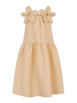 Simonetta: knee length dresses - Dress With Flower