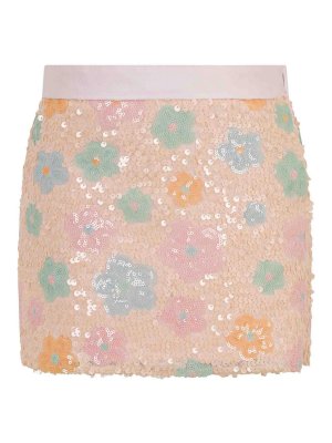 Simonetta: Knee length skirts & Midi - Skirt With Sequins