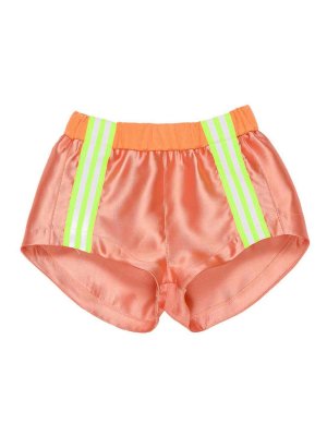 LULU BY MISS GRANT: pantaloni shorts - Shorts Con Fasce A Righe