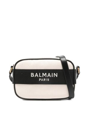 Balmain: shoulder bags - Shoulder Bag With Logo