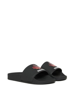 DSQUARED2: sandals - Slippers With Logo