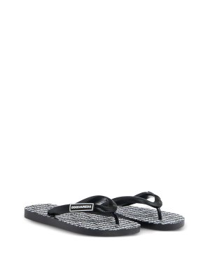 DSQUARED2: sandals - Flip-flops with logo