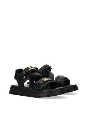 ELISABETTA FRANCHI: sandals - Sandals With Logo