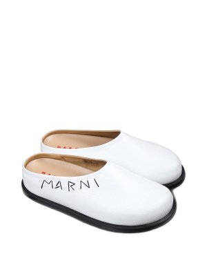 Marni: mules shoes - Sabot With Logo