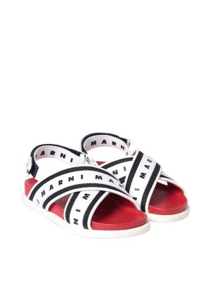 Marni: sandals - Sandals With Logo