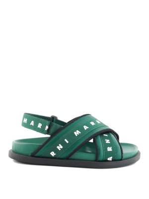 Marni: sandals - Sandals With Logo