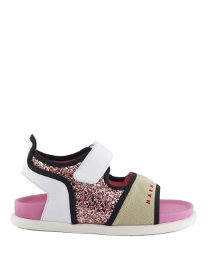 Marni: sandals - Glitter Sandals