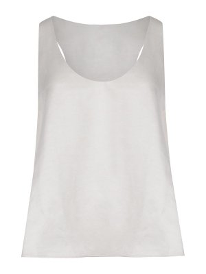 ALYSI: Tops & Tank tops - Tank Top Made Of  Linen Blend