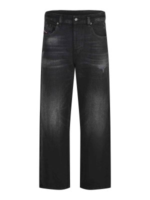 DIESEL: straight leg jeans - Jeans Made From A Cotton Blend
